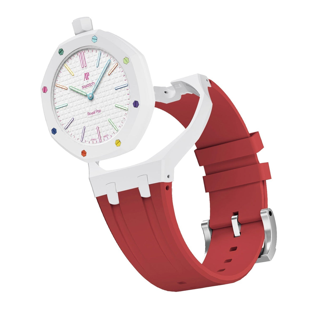 [Limara]Royal Oak Pop Exclusive Bioceramic Case & Silicone Strap Mix Color