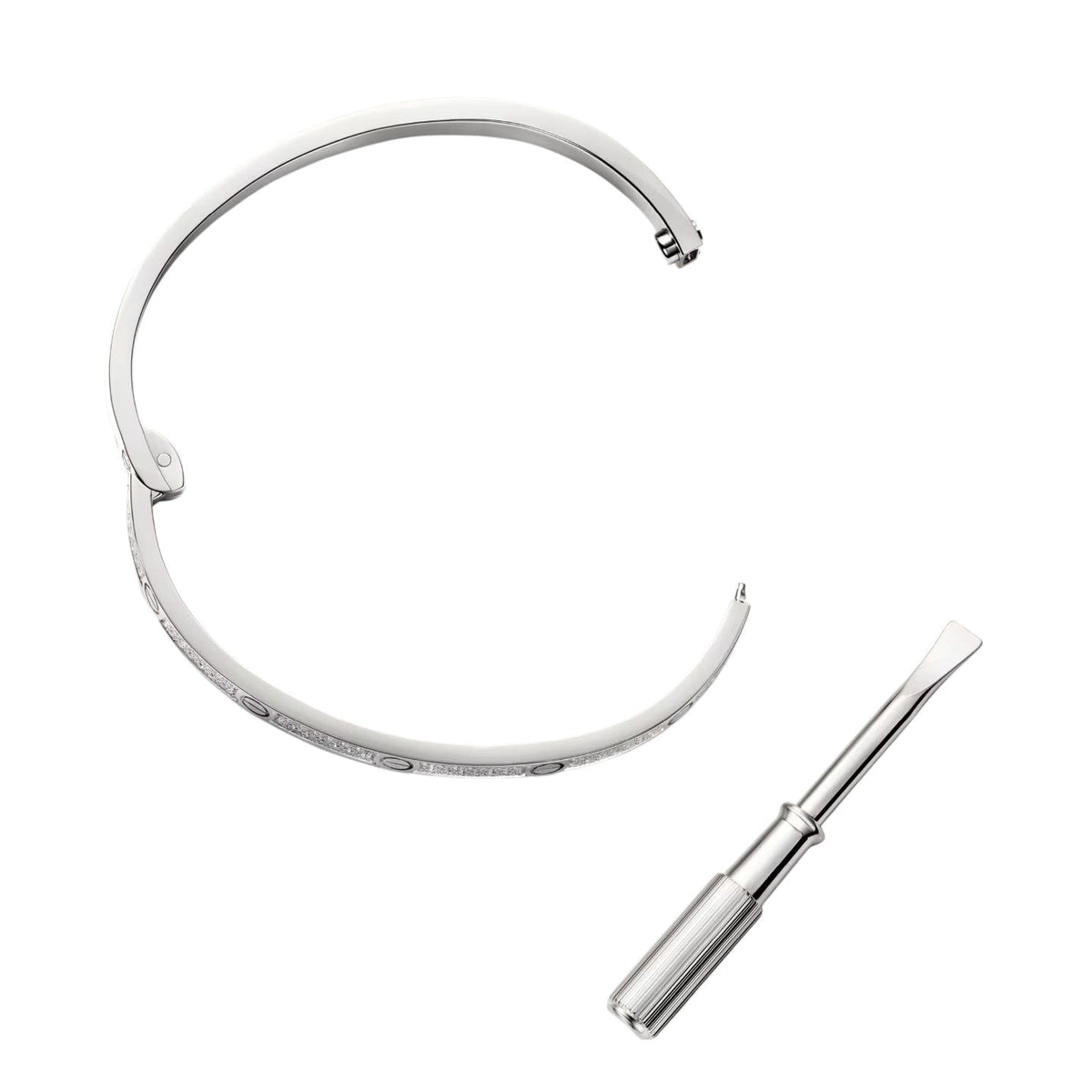 [Limara]CLASSIC 3.65MM LOVE FULL PAVE BANGLE