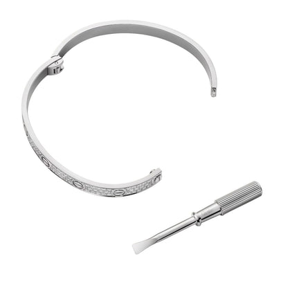 [Limara]CLASSIC 6.1MM LOVE BANGLE - FULL PAVÉ