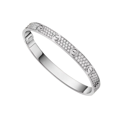 [Limara]CLASSIC 6.1MM LOVE BANGLE - FULL PAVÉ