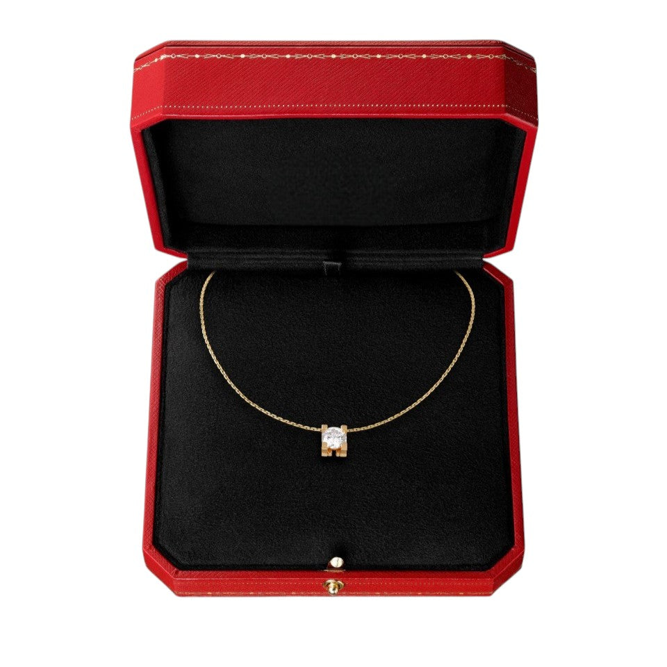 [Limara]C DE PENDANT DIAMOND NECKLACE