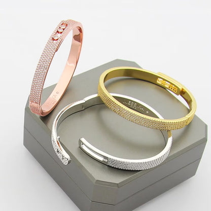 [Limara]MOVE NOA FULL-PAVÉ DIAMOND BANGLE BRACELET