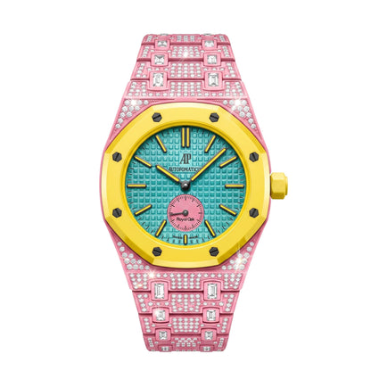 [Limara]Royal Oak Pop Exclusive Bioceramic Case & Bioceramic Strap Full Diamond