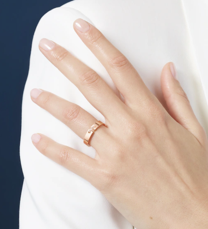 [Limara]ALLIANCE LIENS VIDENCE DIAMOND 4MM RING