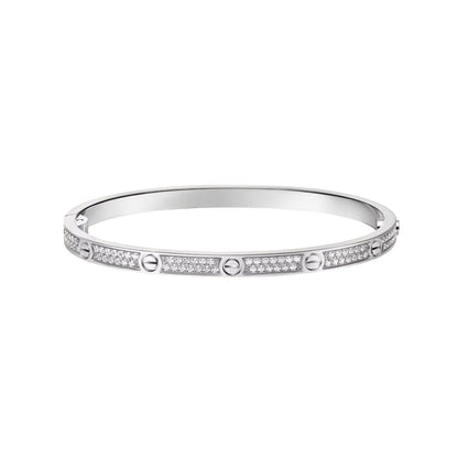 [Limara]CLASSIC 3.65MM LOVE FULL PAVE BANGLE