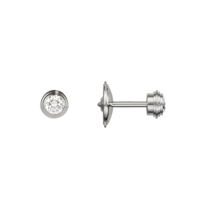 [Limara]D'AMOUR 5MM DIAMOND STUD EARRINGS