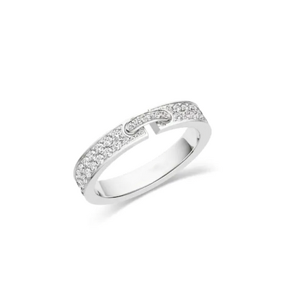 [Limara]ALLIANCE LIENS VIDENCE PAVED DIAMOND 4MM RING