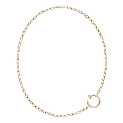 [Limara]CLOU DIAMOND NAIL PENDANT NECKLACE