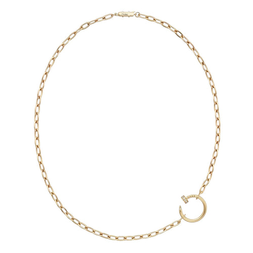 [Limara]CLOU DIAMOND NAIL PENDANT NECKLACE