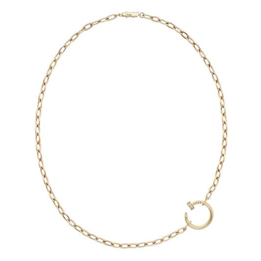 [Limara]CLOU DIAMOND NAIL PENDANT NECKLACE