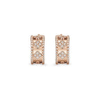 [Limara]KALEIDOSCOPE CLOVER HOOP EARRINGS