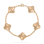 [Limara]LUCKY CLOVER 5-MOTIF BRACELET - LASER COLLECTION