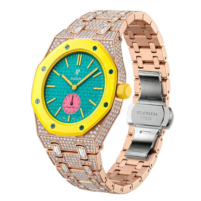 [Limara]Royal Oak Pop Exclusive Bioceramic Case & Bioceramic Strap Full Diamond