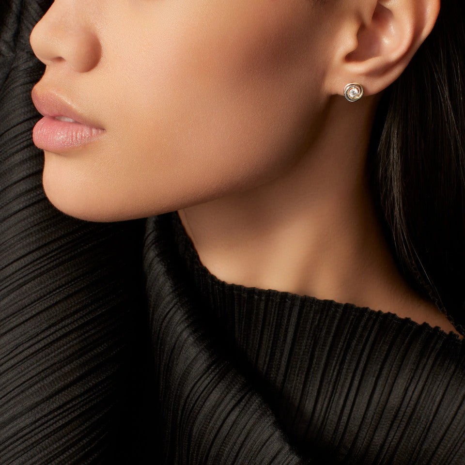 [Limara] TRINITY STUD DIAMOND EARRINGS