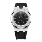 Steel Case & Fluoroelastomer Strap Full‑wrap Embedded Watch Band