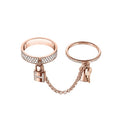 [Limara]HM KELLY CLOCHETTE DOUBLE RING IN  WITH DIAMONDS