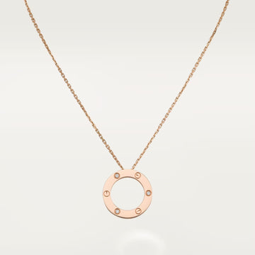 [Limara] LOVE NECKLACE 16MM 3 DIAMONDS