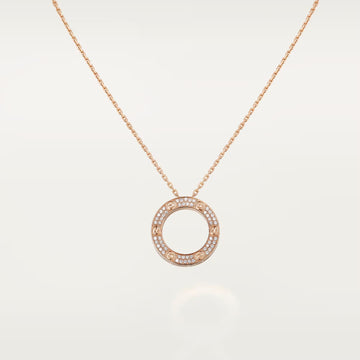 [Limara] LOVE NECKLACE 16MM  FULL DIAMOND