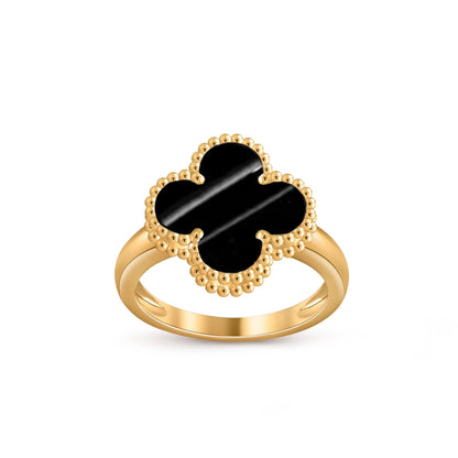 [Limara]LUCKY CLOVER VINTAGE GOLD RING COLLECTION