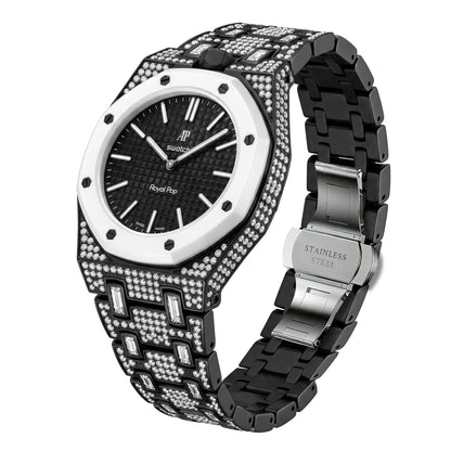 [Limara]Royal Oak Pop Exclusive Bioceramic Case & Bioceramic Strap Full Diamond