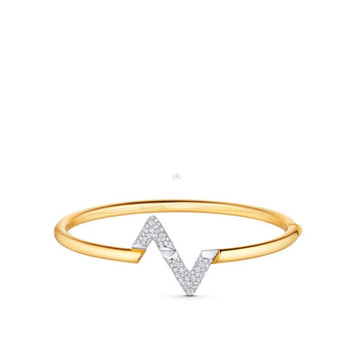 [Limara]VOLTE UPSITE DOWN GOLD DIAMOND BRACELET