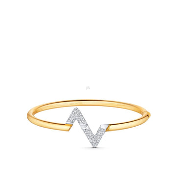 [Limara]VOLTE UPSITE DOWN GOLD DIAMOND BRACELET