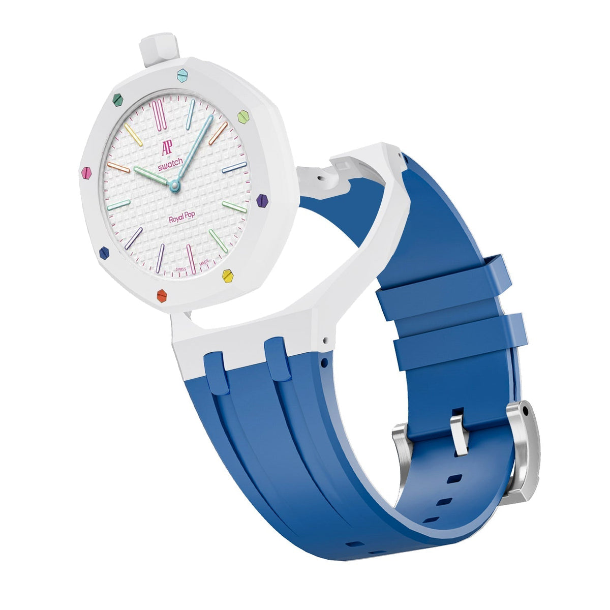 [Limara]Royal Oak Pop Exclusive Bioceramic Case & Silicone Strap Mix Color