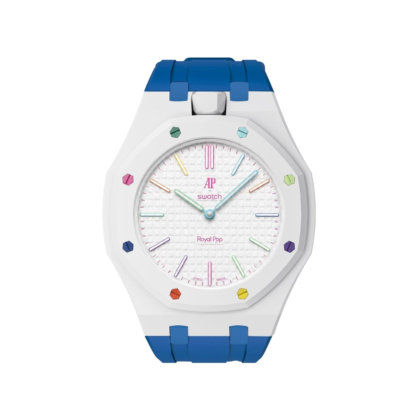 [Limara]Royal Oak Pop Exclusive Bioceramic Case & Silicone Strap Mix Color