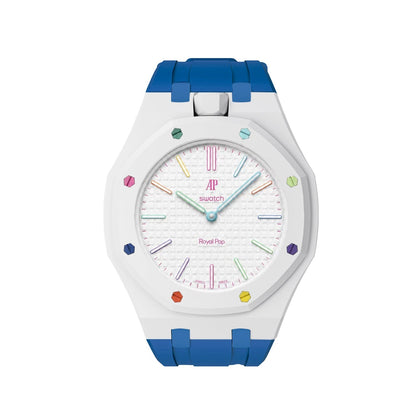 [Limara]Royal Oak Pop Exclusive Bioceramic Case & Silicone Strap Mix Color