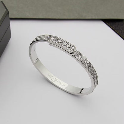 [Limara]MOVE NOA FULL-PAVÉ DIAMOND BANGLE BRACELET