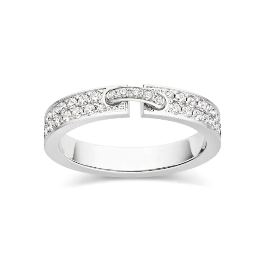 [Limara]ALLIANCE LIENS VIDENCE PAVED DIAMOND 4MM RING
