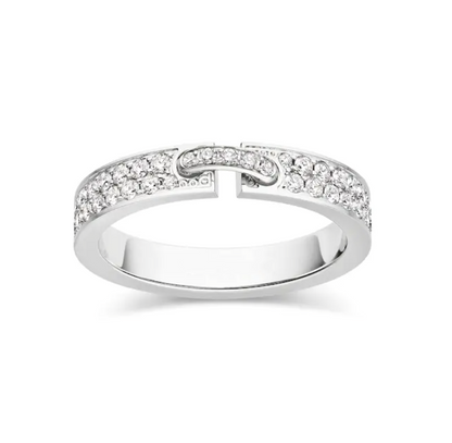 [Limara]ALLIANCE LIENS VIDENCE PAVED DIAMOND 4MM RING