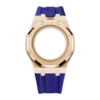 Steel Case & Fluoroelastomer Strap Full‑wrap Embedded Watch Band