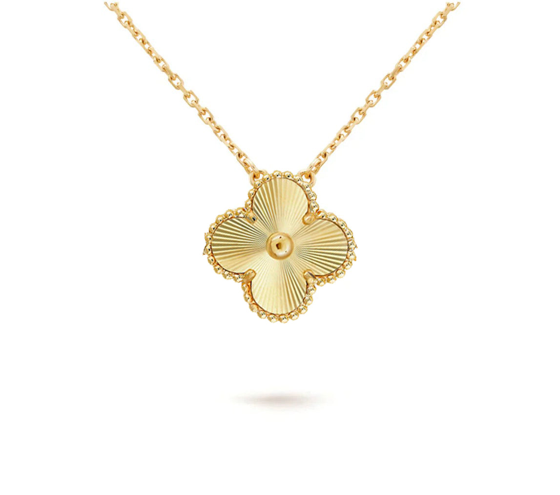 [Limara]15MM CLOVER FLOWER PENDANT NECKLACE COLLECTION
