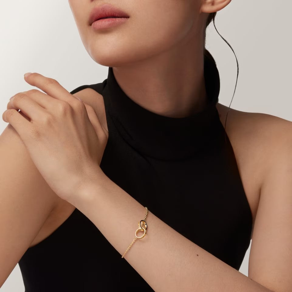 [Limara] LOVE BRACELET DOUBLE RING