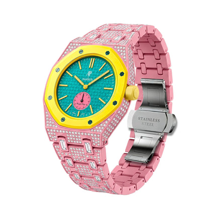 [Limara]Royal Oak Pop Exclusive Bioceramic Case & Bioceramic Strap Full Diamond
