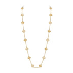 [Limara]CLASSIC 20-MOTIF LUCKY CLOVER LONG NECKLACE GOLD COLLECTION