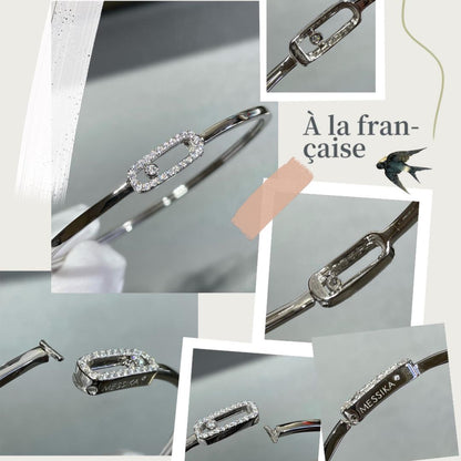 [Limara]MOVE UNO PAVÉ FLEX BANGLE (MEDIUM)