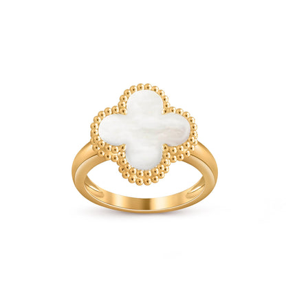 [Limara]LUCKY CLOVER VINTAGE GOLD RING COLLECTION