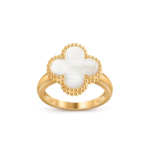 [Limara]LUCKY CLOVER VINTAGE GOLD RING COLLECTION