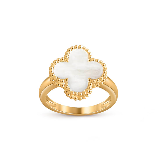 [Limara]LUCKY CLOVER VINTAGE GOLD RING COLLECTION