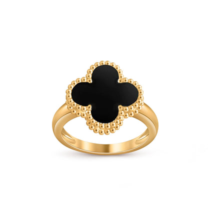 [Limara]LUCKY CLOVER VINTAGE GOLD RING COLLECTION