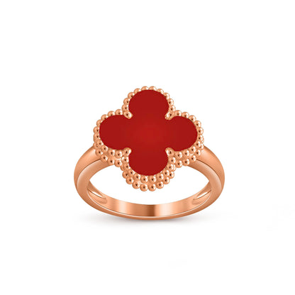[Limara]LUCKY CLOVER VINTAGE ROSE GOLD RING COLLECTION