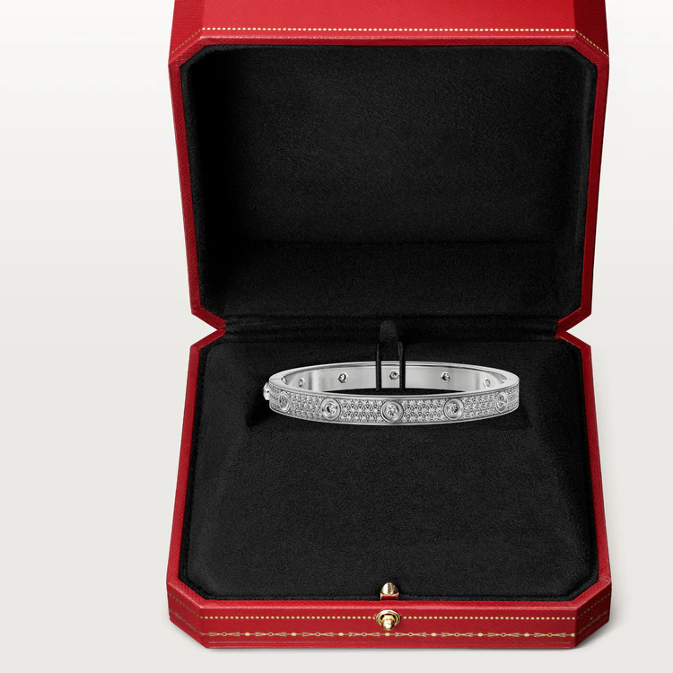 [Limara] LOVE BRACELET 6.1MM DIAMOND-PAVED 10 BIG DIAMONDS