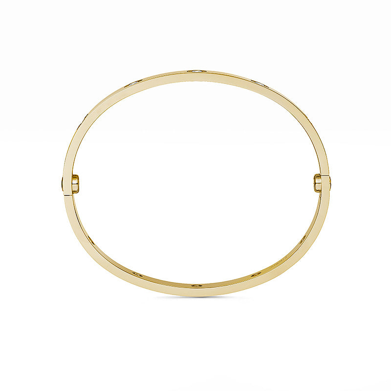 [Limara]CLASSIC 6.1MM LOVE BANGLE - 10-DIAMOND