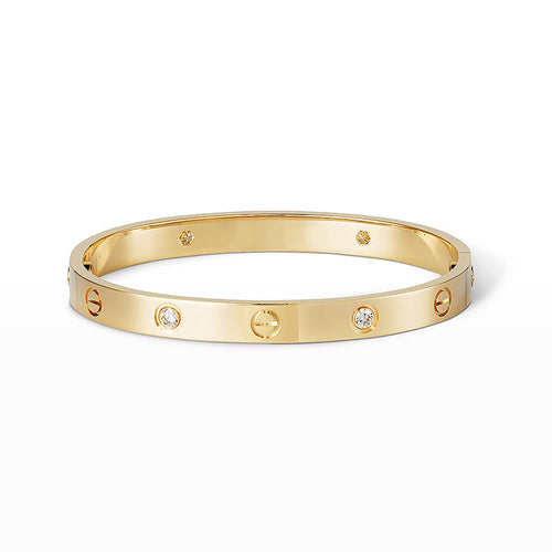[Limara]CLASSIC 6.1MM LOVE BANGLE - 4-DIAMOND