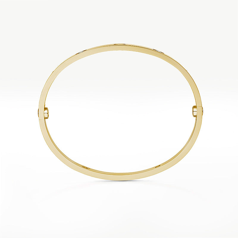 [Limara]CLASSIC 6.1MM LOVE BANGLE - 4-DIAMOND