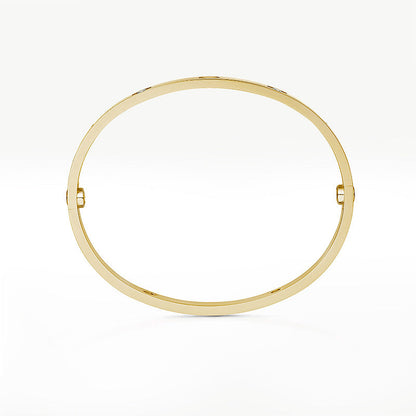 [Limara]CLASSIC 6.1MM LOVE BANGLE - 4-DIAMOND