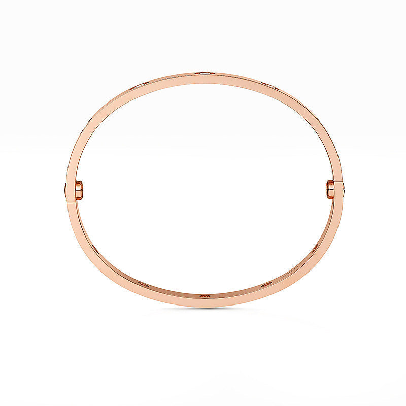 [Limara]CLASSIC 6.1MM LOVE BANGLE - 10-DIAMOND