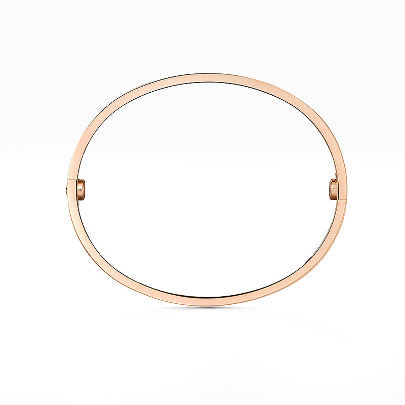 [Limara]CLASSIC 6.1MM LOVE BANGLE - 4-DIAMOND